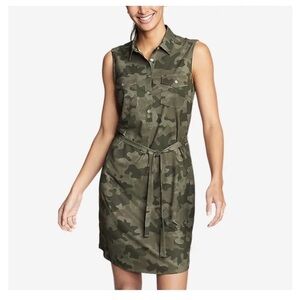 Eddie Bauer sleeveless stretchy camo szXS NWOT